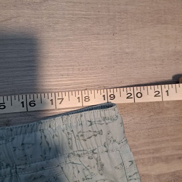 Eddie Bauer Light Blue Fish Print Volley Swim Trunk Shorts NWT MENS Size XL - Picture 7 of 9